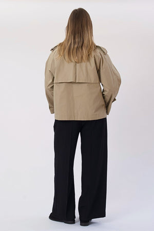 Elara Kurzer Trenchcoat - Beige