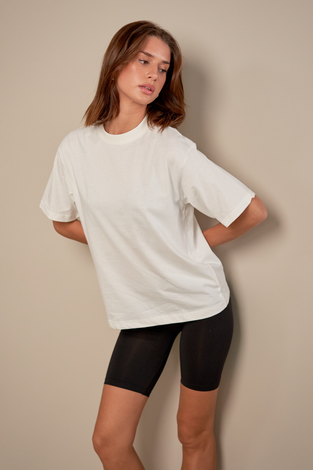 Boxfit T -Shirt - leichtes Beige
