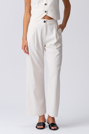 Natalie Pants - leichtes Beige
