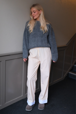 Layla gestreift Pants - Gelb
