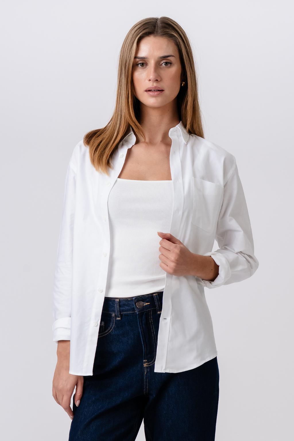 Freund Oxford Hemd - Weiß