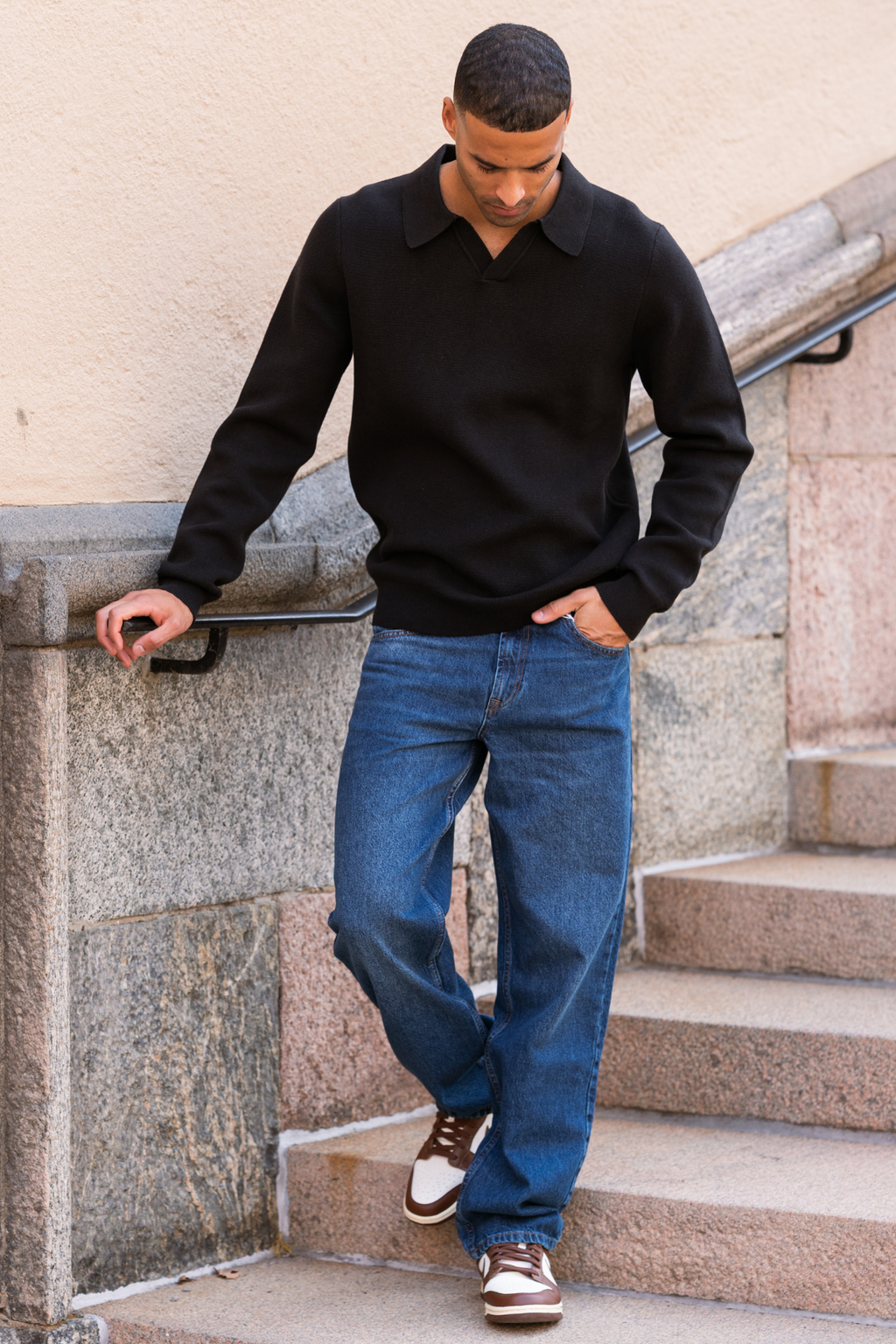 Samuel Polo -Strick - Schwarz