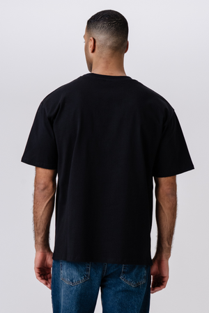 Schweres Boxfit-T-Shirt - Schwarz