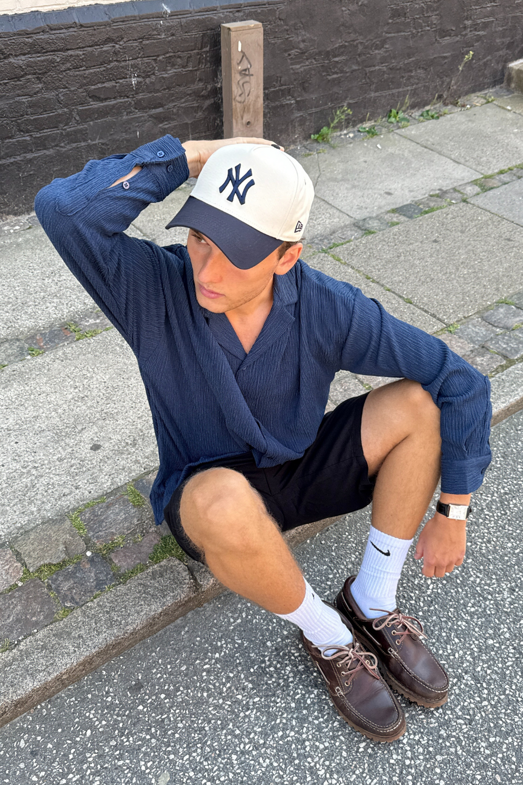 Aidan -Shirt - Marine