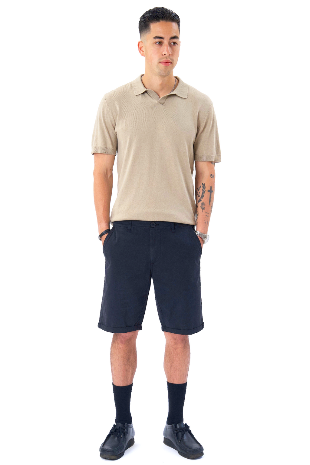 Chino Shorts - Schwarz