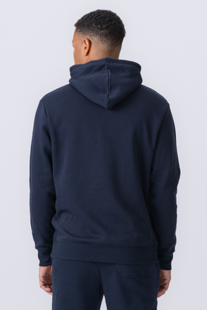 Essential Kapuzenpullover – Marineblau