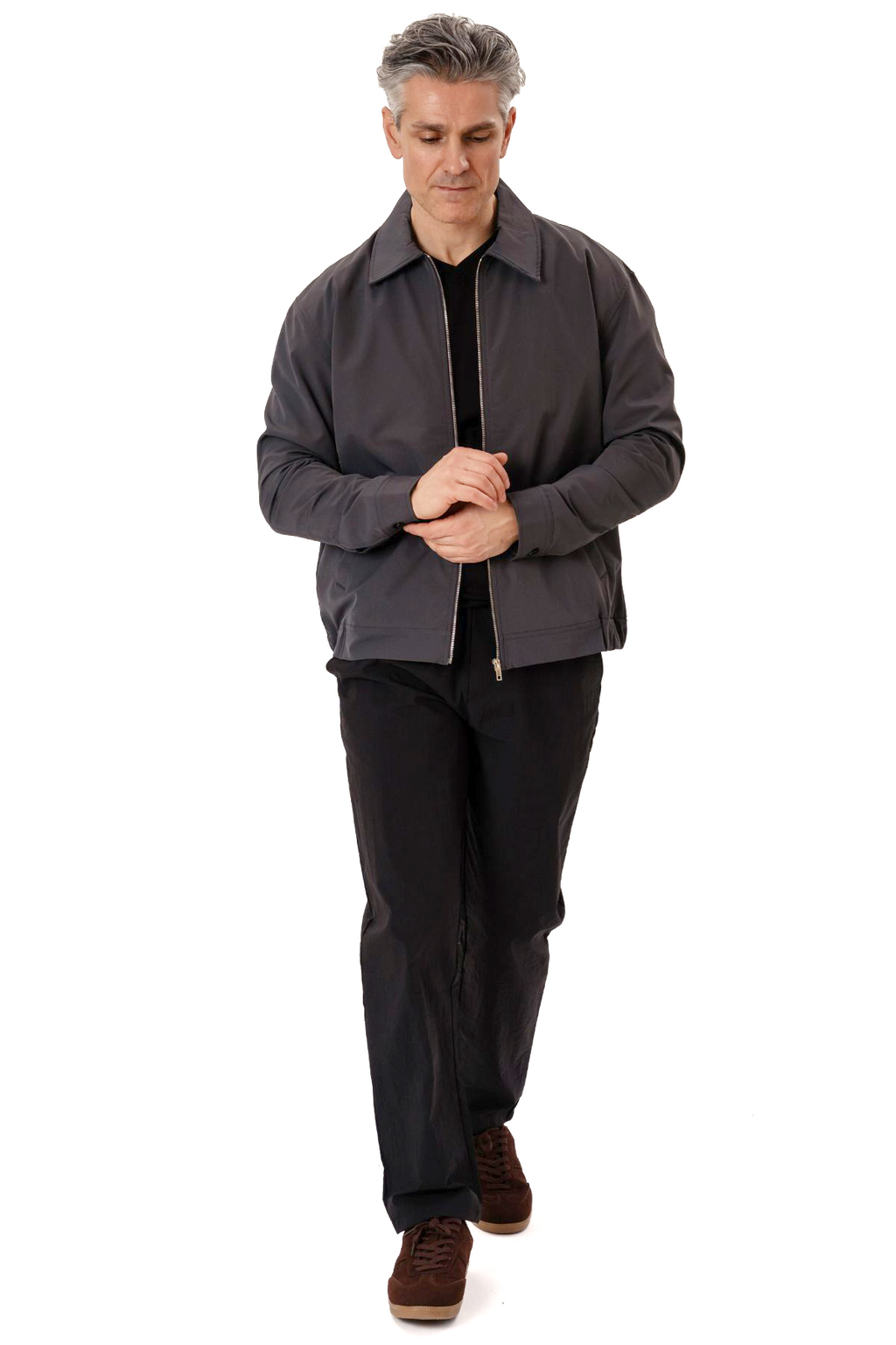 Milan-Reißverschlussjacke – Indigo