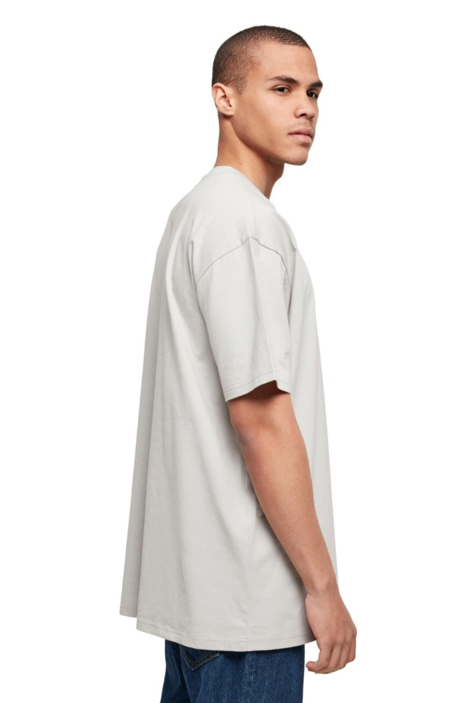 Schwer Oversized T -Shirt - leichtes Asphalt