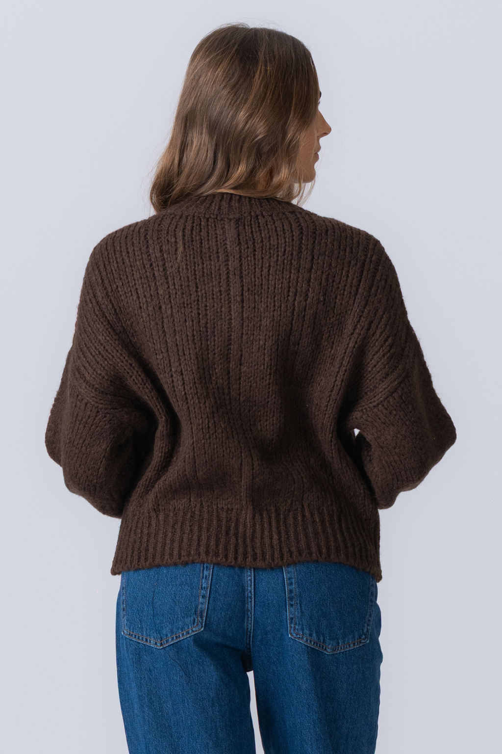Botton Knit - Braun