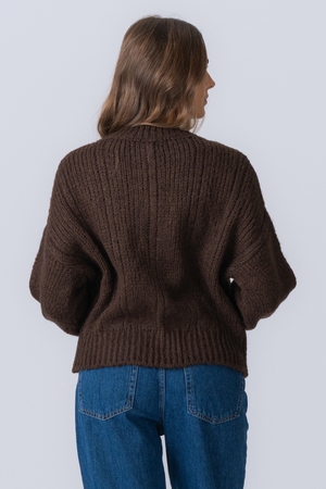 Botton Knit - Braun