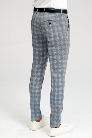 De Originale Performance Pants - Blå Ternet (begrenzt)