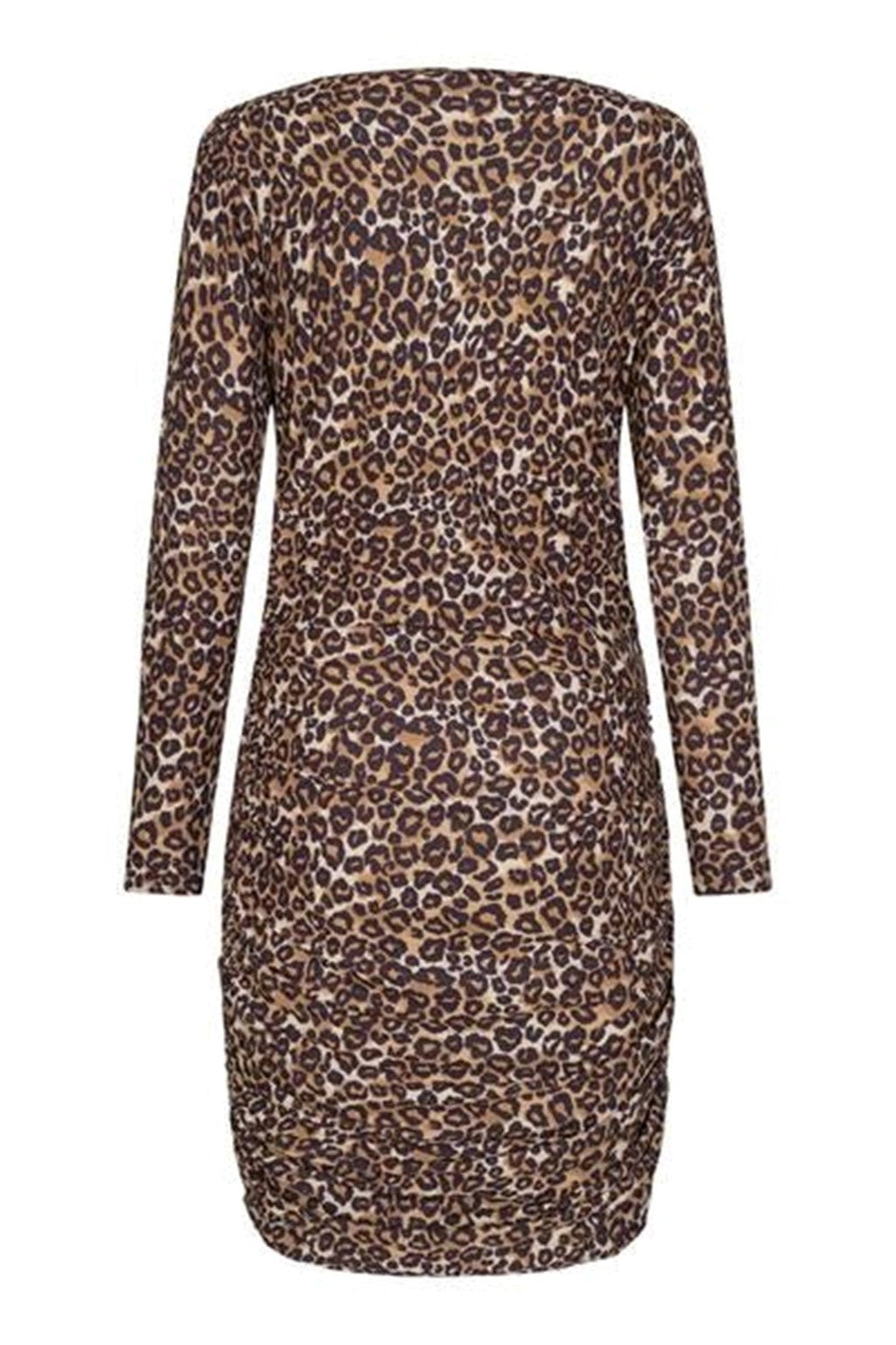 Alma Longärmedose Kleid - Leopard
