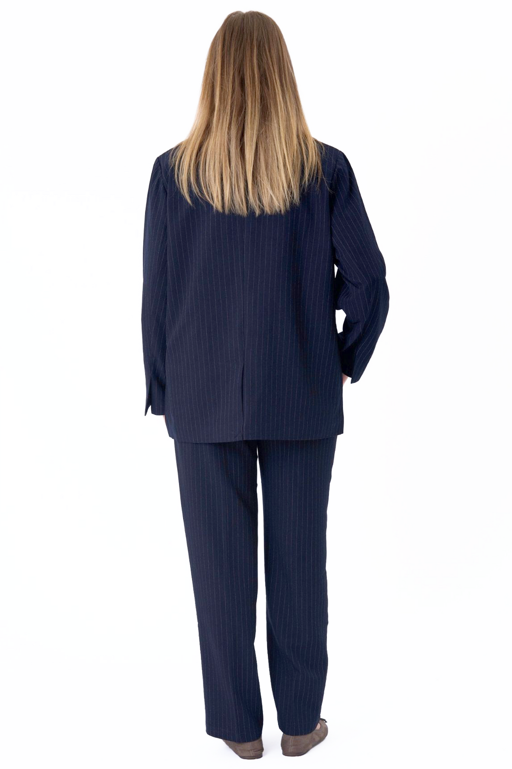 Oversized Anzug (Navy Nadelstreifen) - Paketangebot
