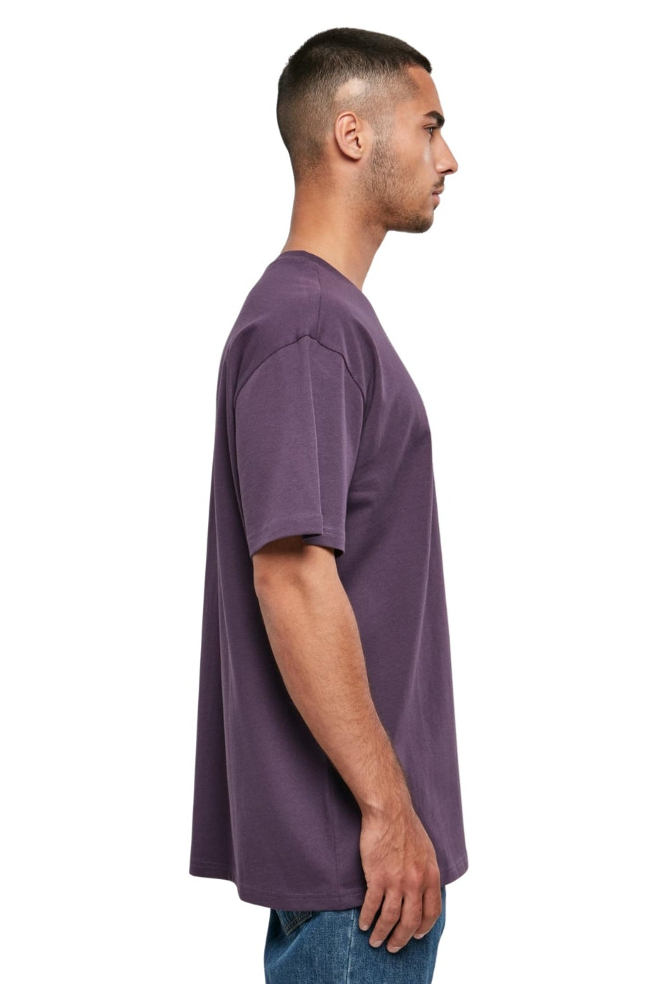 Schwer Oversized T -Shirt - Lila Nacht