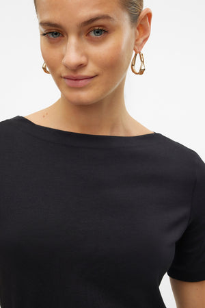 Panda-Modal-Top - Schwarz