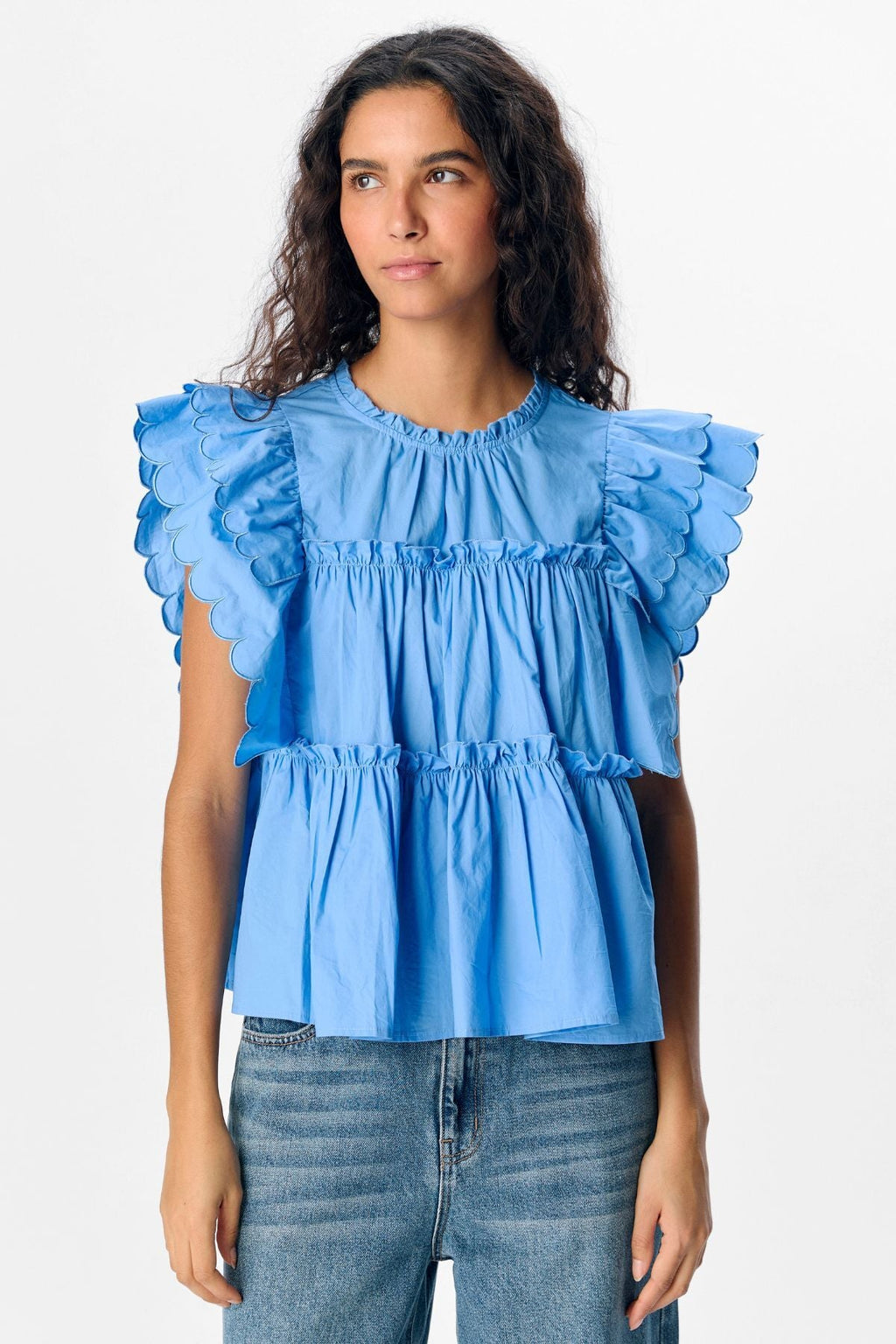 Hope Top - Maisblumenblau