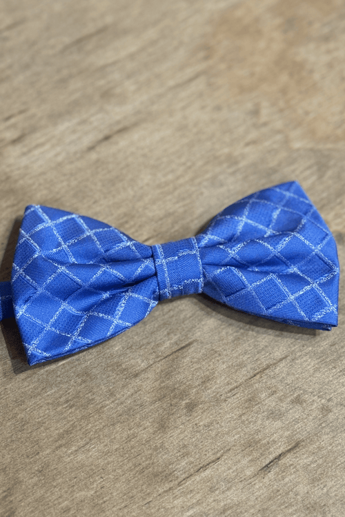 Bowtie - Kariert Blau