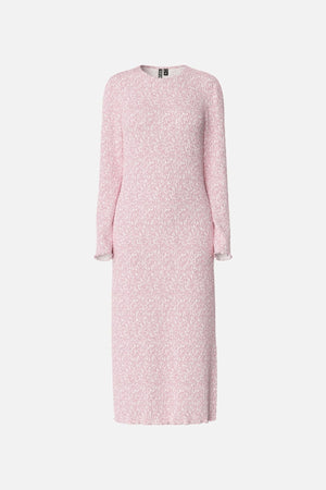 Flora Midi Kleid - Roseate Spoonbill Blume