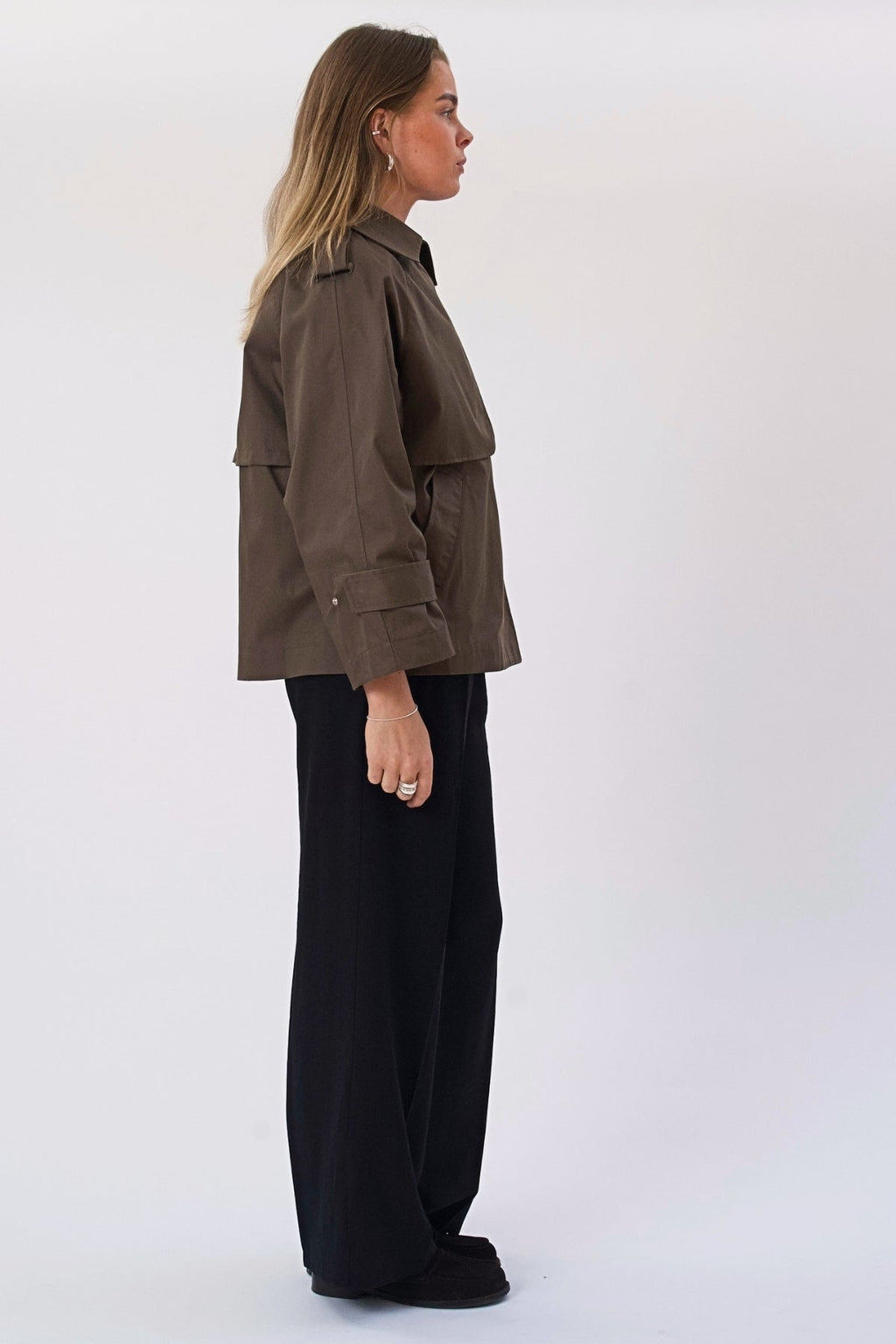 Elara Kurzer Trenchcoat - Braun