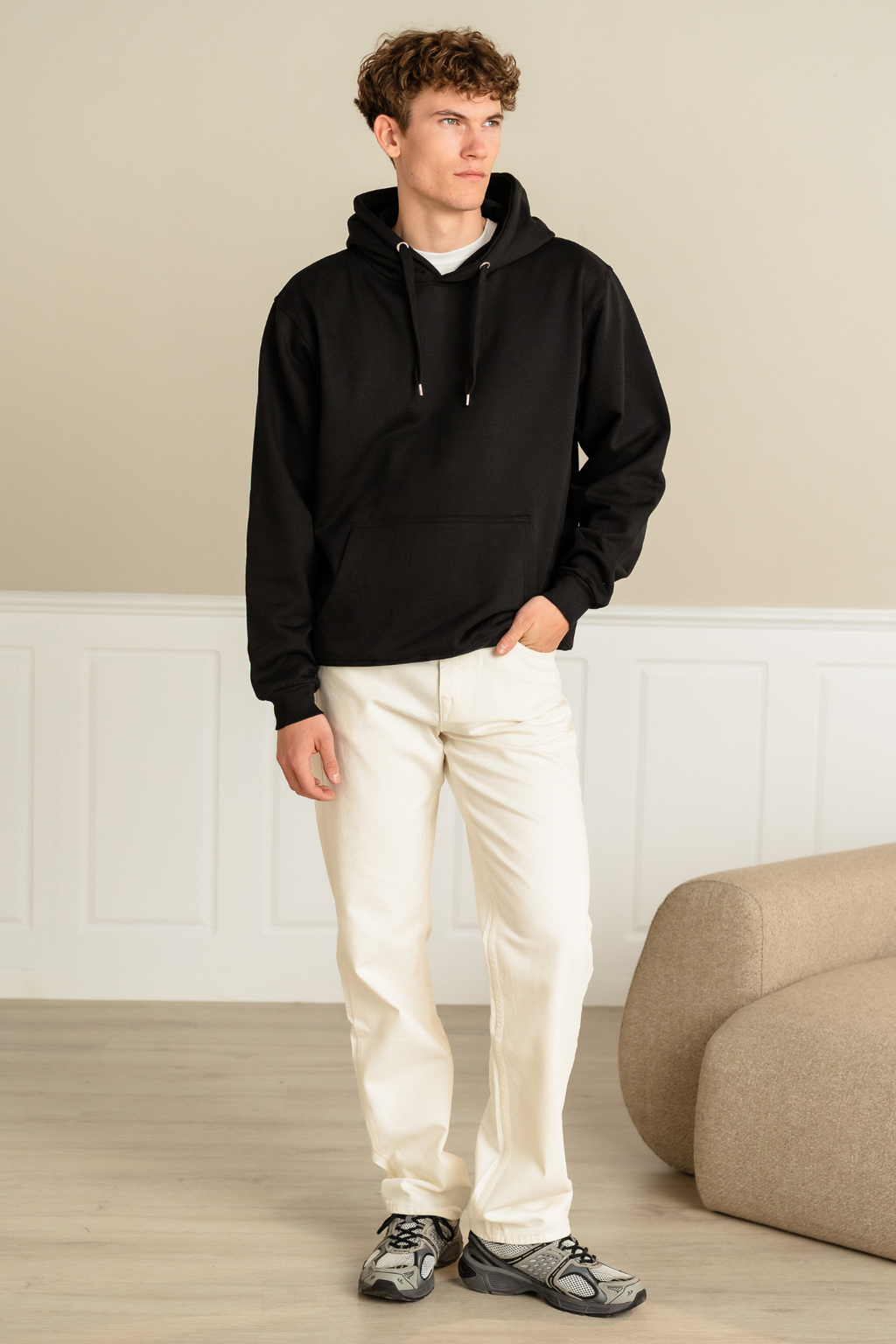 Entspannte Fit Jeans - Weißer Jeans