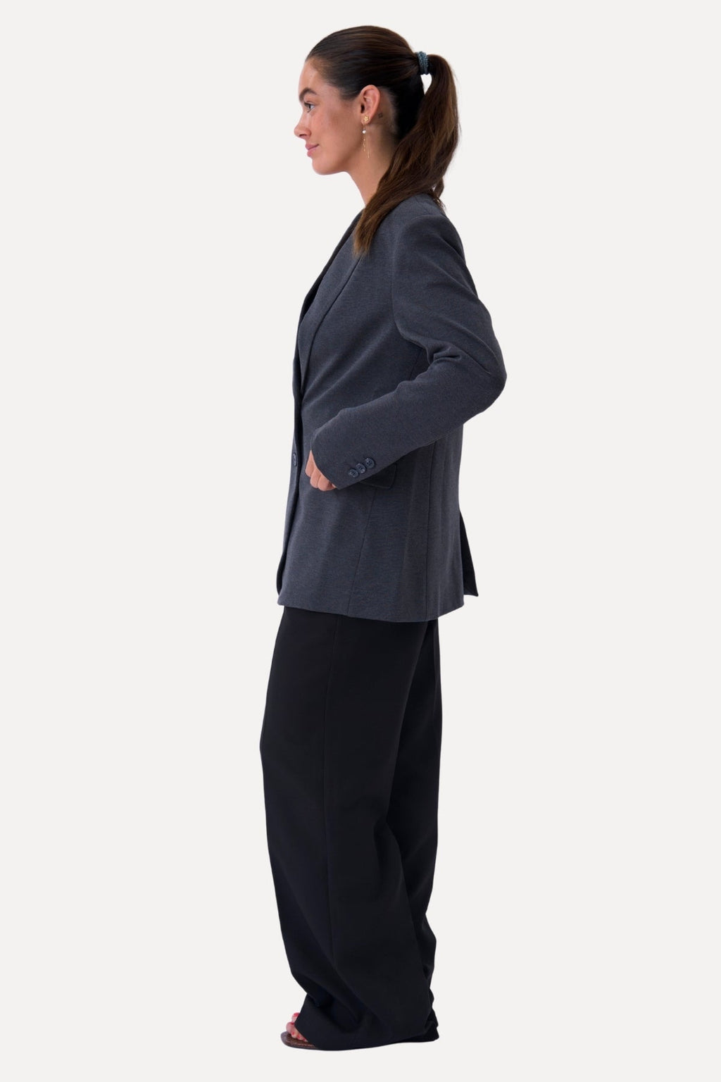 Klassischer Blazer – Dunkelgrau