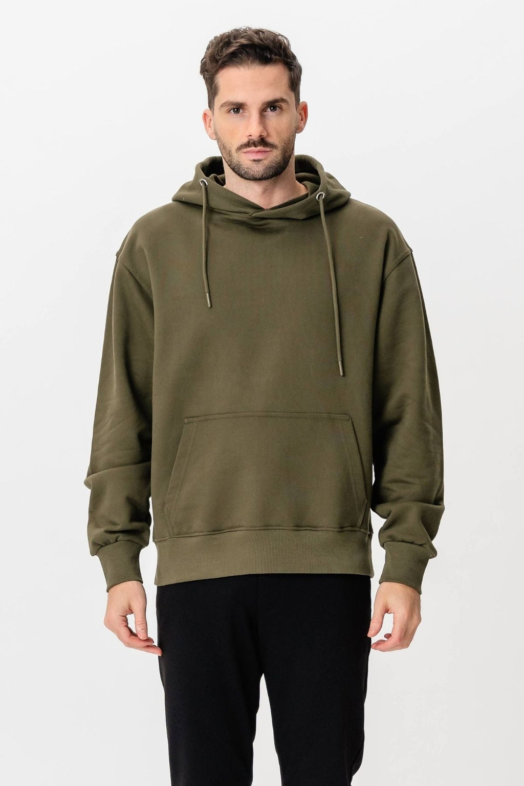 Schwerer Hoodie - Armee