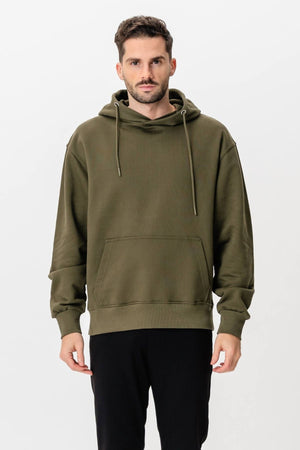 Schwerer Hoodie - Armee
