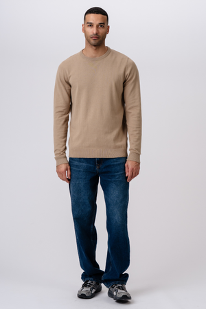 Pullover Roundneck - Sand