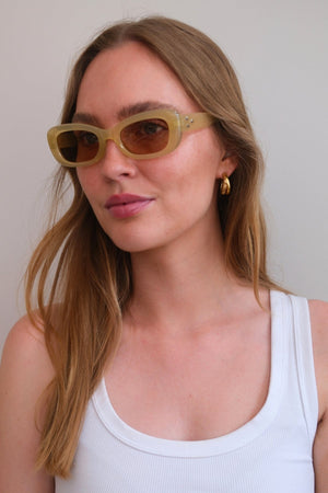 Saga Sonnenbrille - Beige