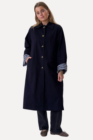 Livia Trenchcoat – Marineblau