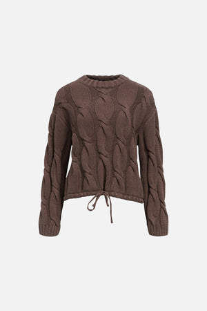 Bay Strick Pullover - Dichtungbraun