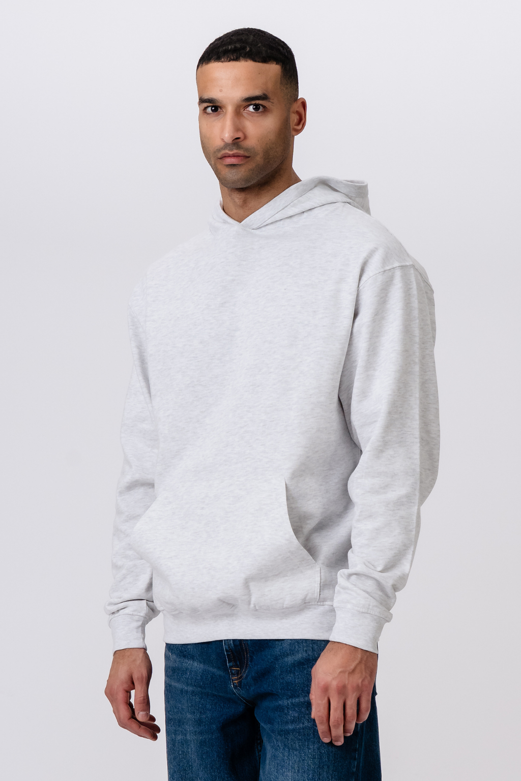 Hoodie ohne Kordelkordel - Aschegrau