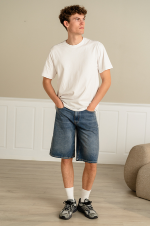 Denim Shorts Locker - blau
