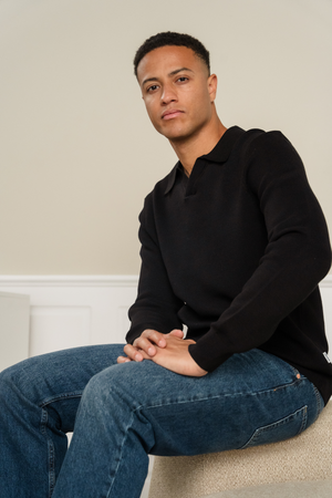 Samuel Polo -Strick - Schwarz