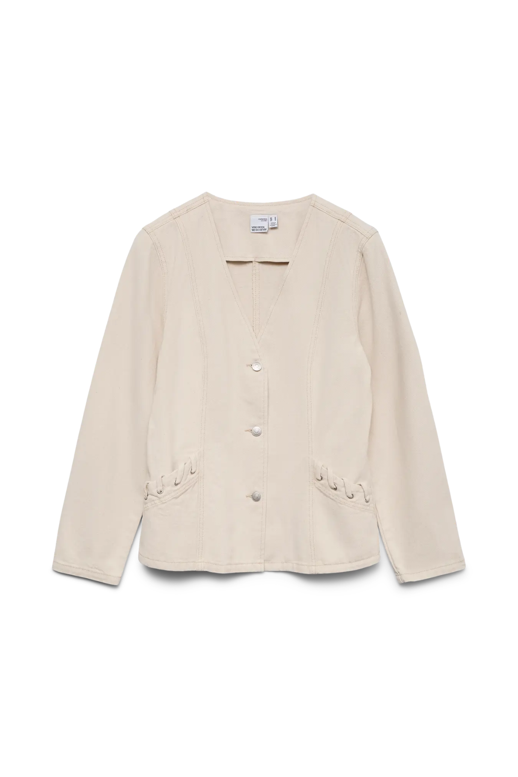 Leva String Ecru Dnm Jacke – Ecru
