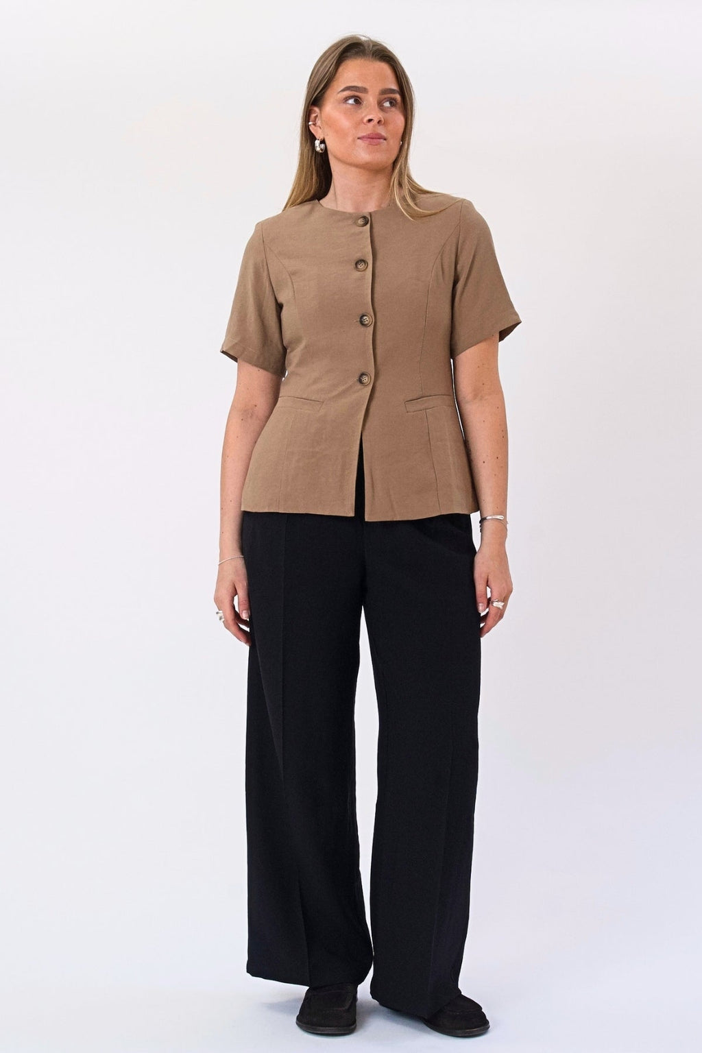 Isolde-Blazer – Hellbraun