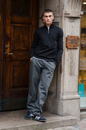 Performance Pants Breit - melange grau