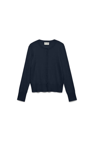 Vina-Strickjacke – Dunkler Saphir