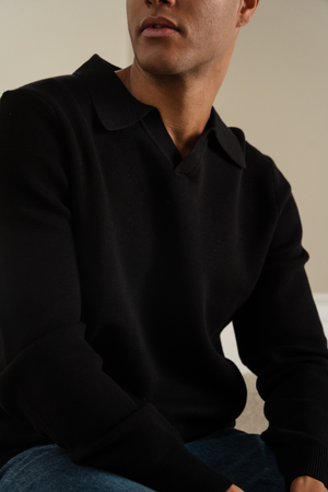 Samuel Polo -Strick - Schwarz