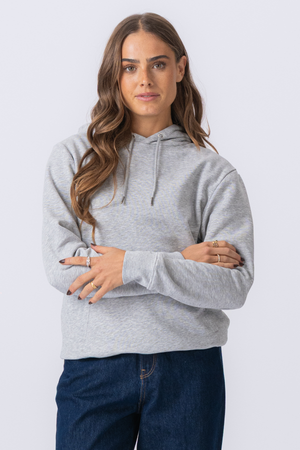 Sweatshirt Hoodie - Asche grau