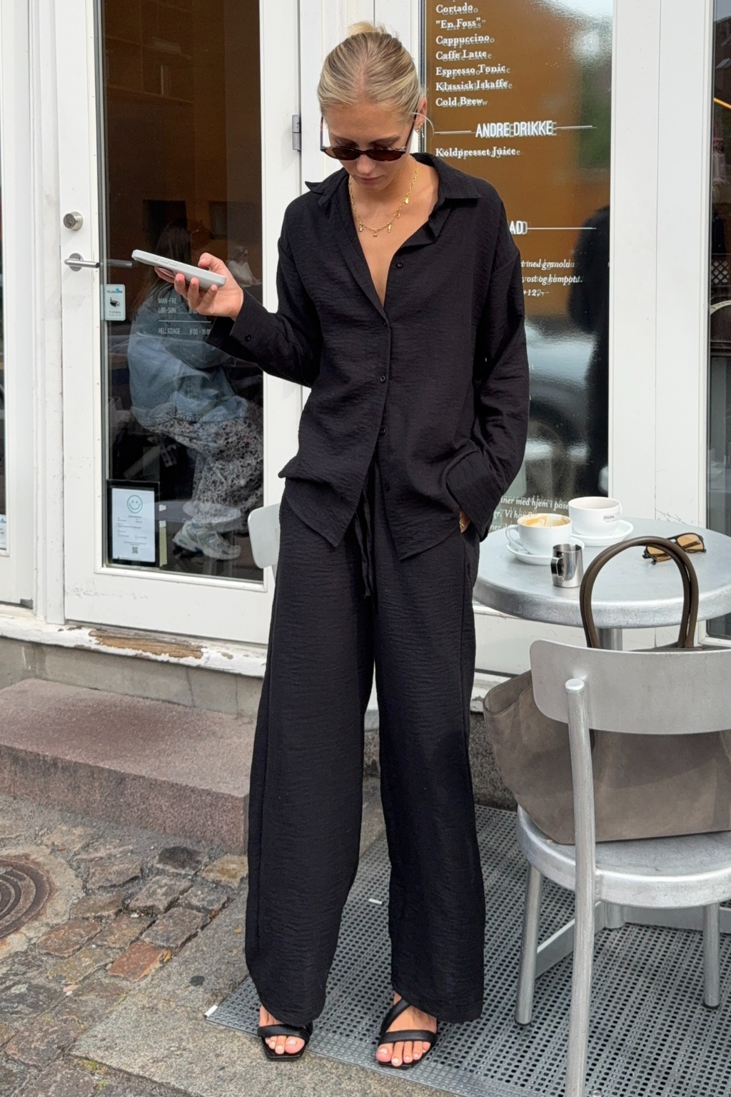 Lilly Pants + Lilly Shirt (schwarz) - Paketangebot