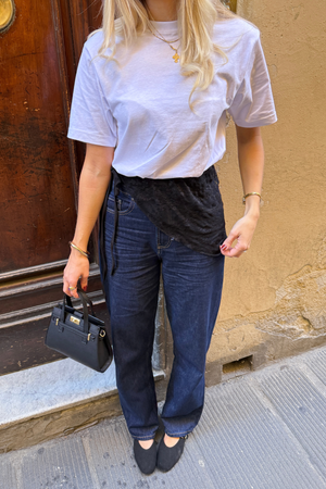 Basic T -Shirt - Weiß