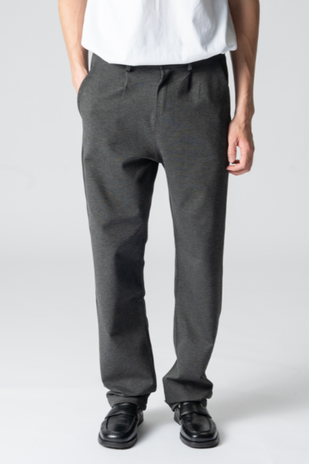 Performance Pants Breit - melange grau
