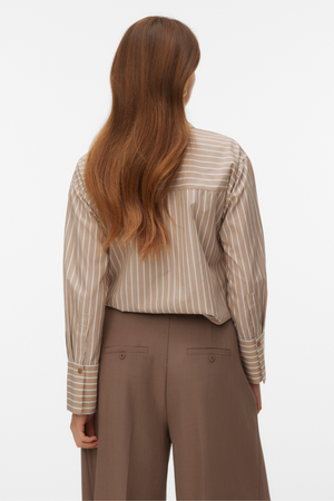 Islunn Bow Shirt – Silberner Nerz Schneewittchen