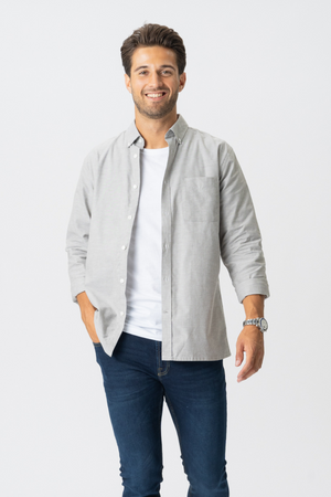 The Original Performance Oxford Shirt ™ ️ - graue Melange