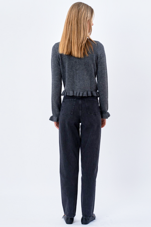 Flora-Cardigan – Grau