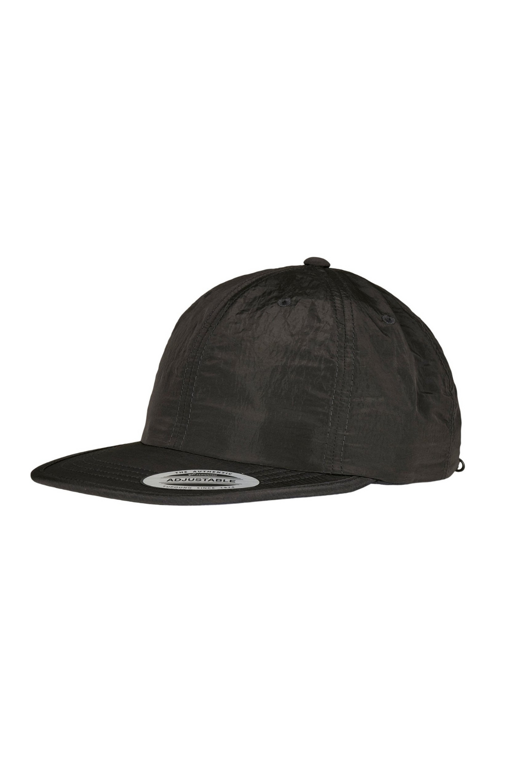 Einstellbare Nylonkappe - schwarz