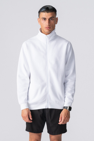 Ulan Sweat Reißverschlussjacke - Weiß