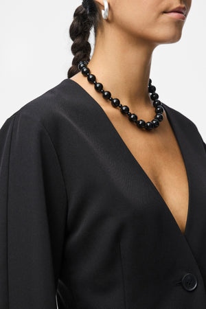 Kamil Taillierter Blazer - Schwarz