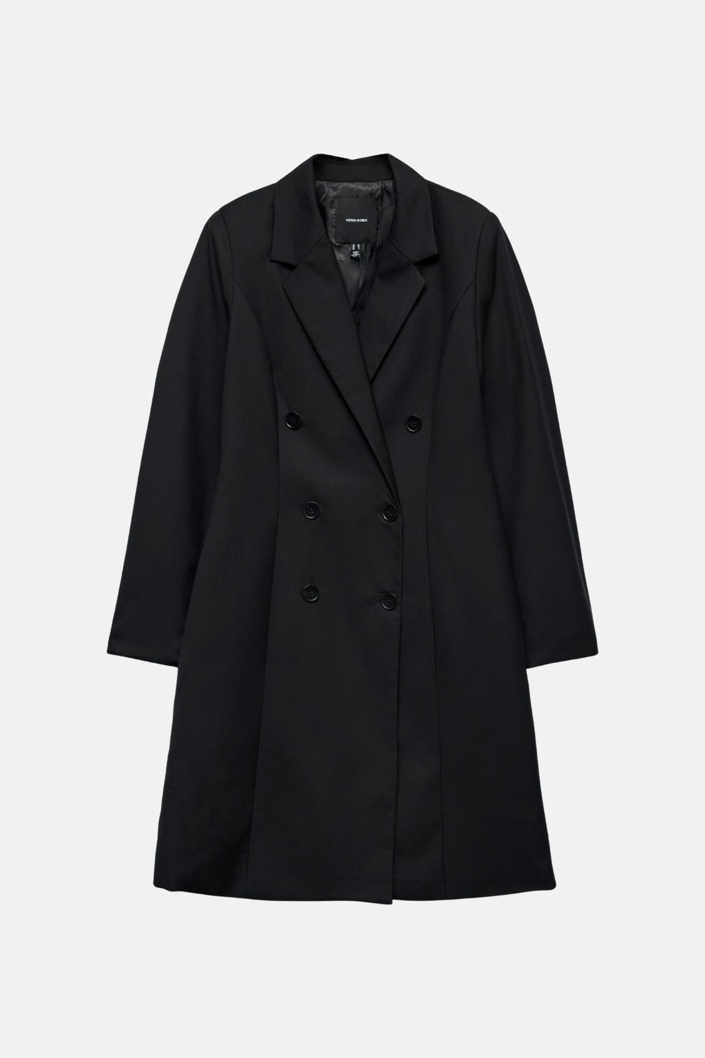 Melly eingebautes Blazer -Kleid - Schwarz